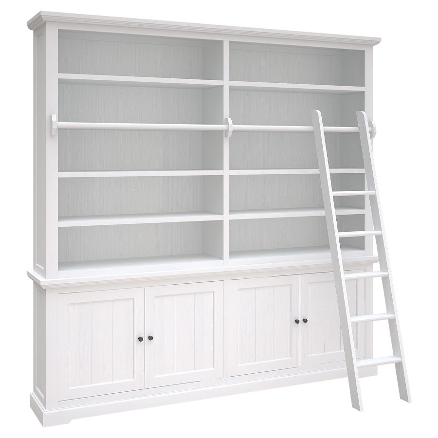 Clementine 2 Bay Library White