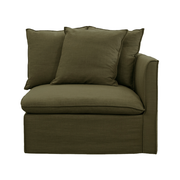 Charlie RH Modular Lounge Piece Green