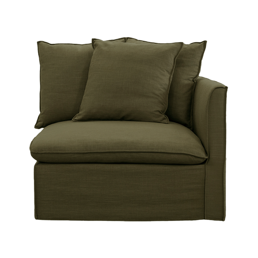 Charlie RH Modular Lounge Piece Green