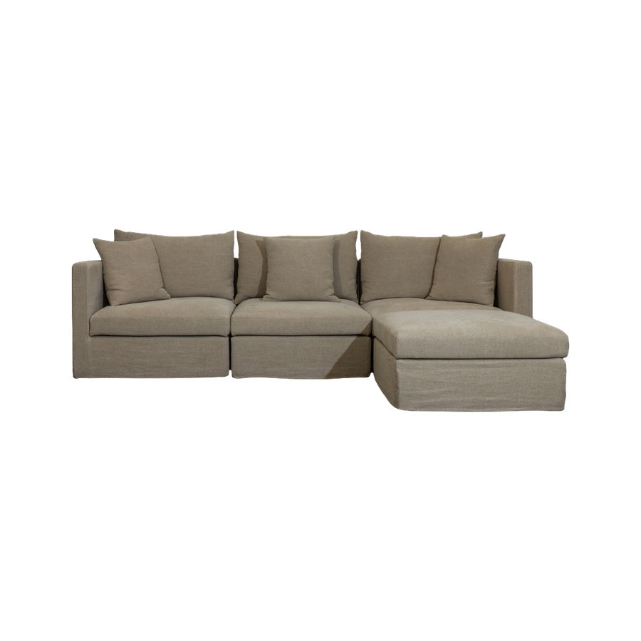 Chloe Modular 3 Seater with Ottoman