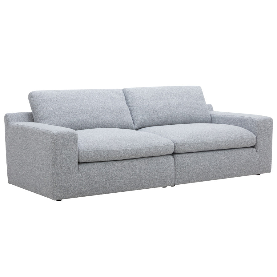 Claudia Dark Grey Fabric 2 Seater Modular Lounge