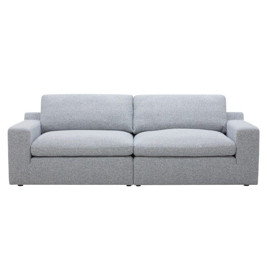 Claudia Dark Grey Fabric 2 Seater Modular Lounge