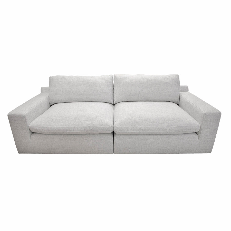 Claudia Light Grey Fabric Modular 2 Seater Lounge