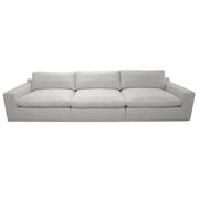 Claudia Light Grey Fabric Modular 3 Seater Lounge