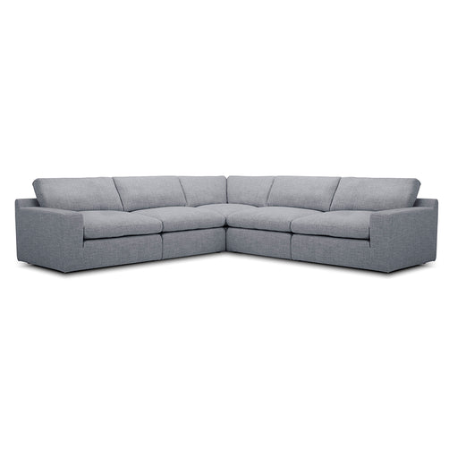 Claudia Dark Grey Fabric Modular Corner Lounge