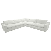 Claudia Light Grey Fabric Modular Corner Lounge