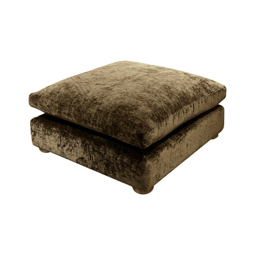 Clyde Ottoman Chocolate Fabric