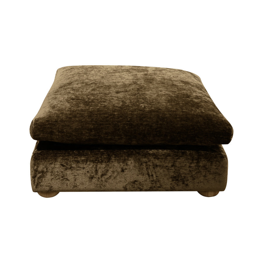 Clyde Ottoman Chocolate Fabric