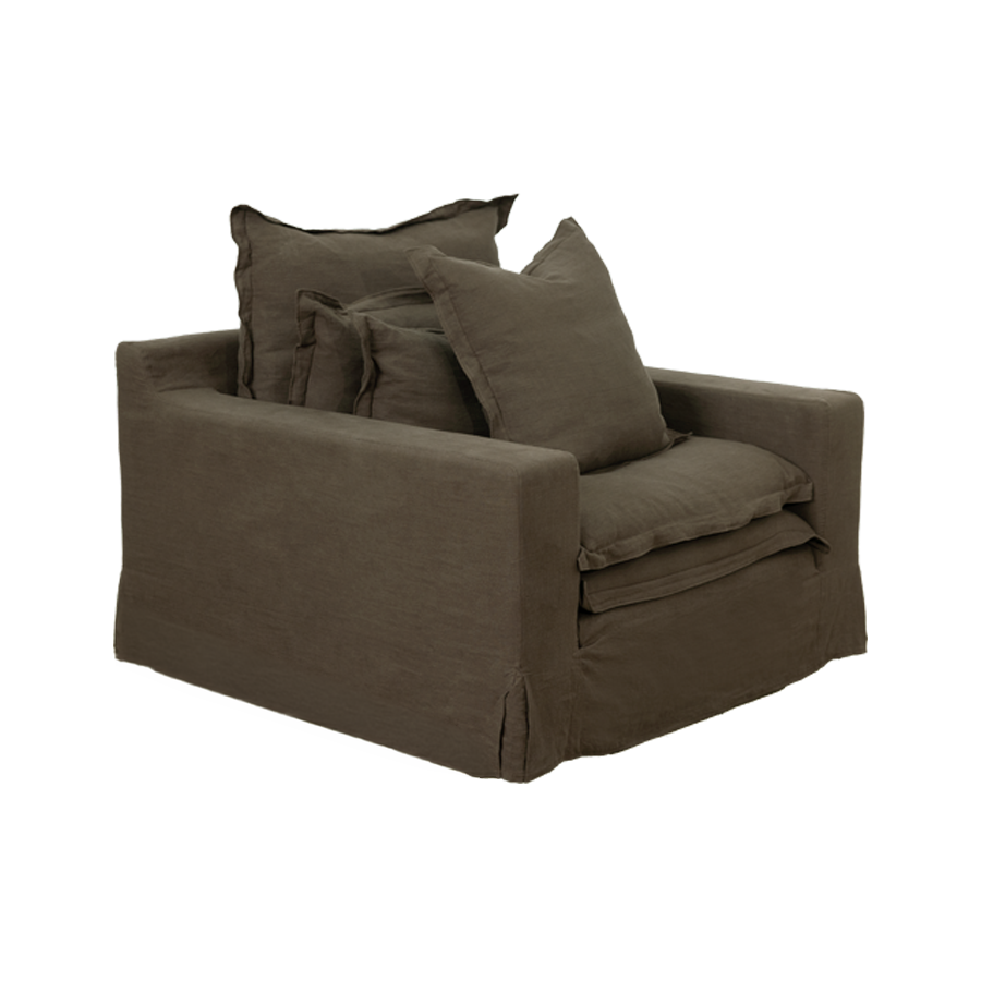 Nuvola 1 Seater Fabric Lounge