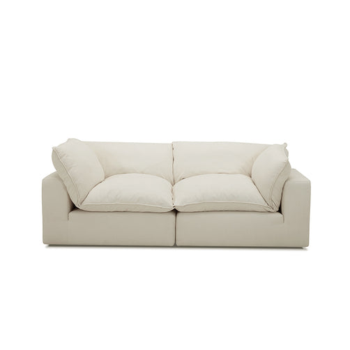 Sorriso 2 Seater Oatmeal Modular Lounge