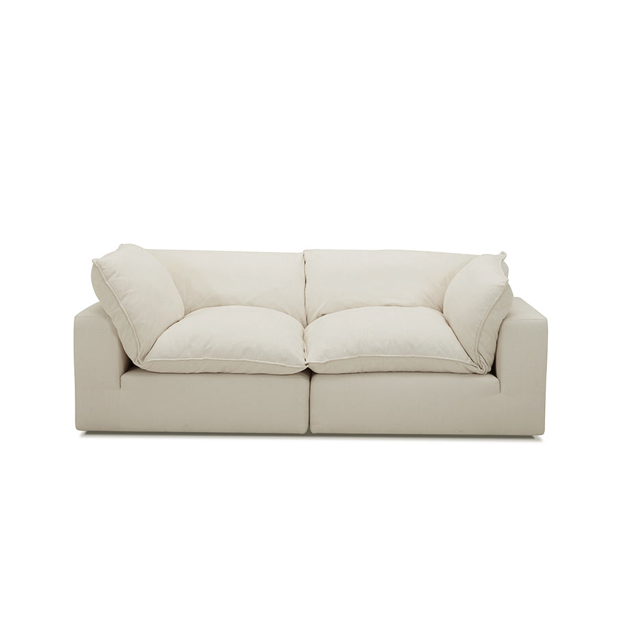 Sorriso 2 Seater Oatmeal Modular Lounge