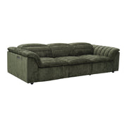 Rovella Modular 3 Seater Electric Recliner Moss Green