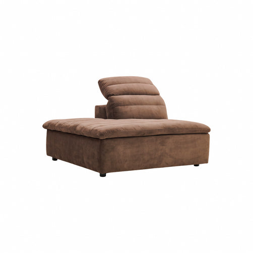 Rovella LH Chaise Modular Lounge Piece Chocolate Brown