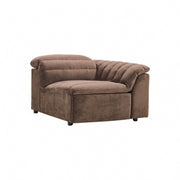 Rovella RH Arm Recliner Modular Piece Chocolate Brown