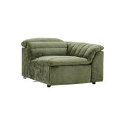 Rovella RH Arm Recliner Modular Piece Moss Green