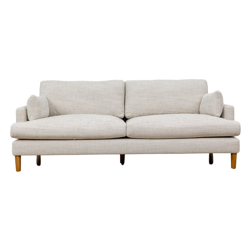 Venosa 3 Seat Sofa Beige Fabric