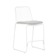 Cooloola White Outdoor Counter Stool