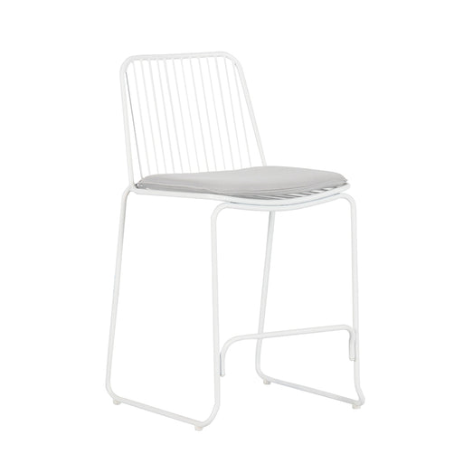 Cooloola White Outdoor Counter Stool