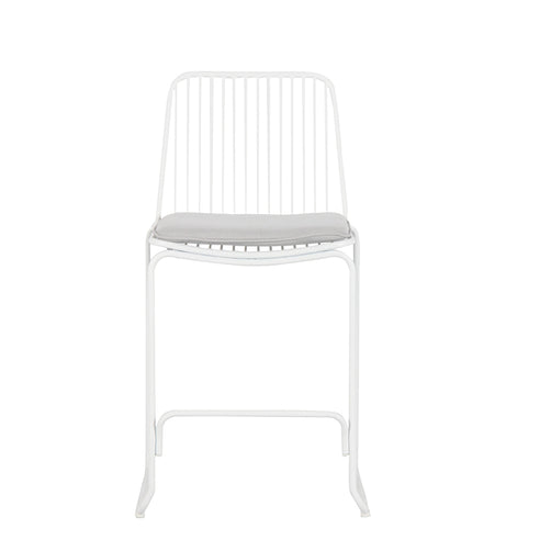 Cooloola White Outdoor Counter Stool
