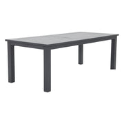 Cooloola Extension Table Black 2.2-3.4m
