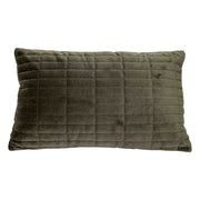 Paige Velvet Cushion Green