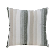 Tate Striped Green Cushion