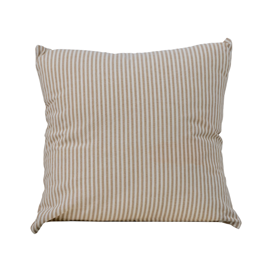 Zelia Beige Striped Cushion