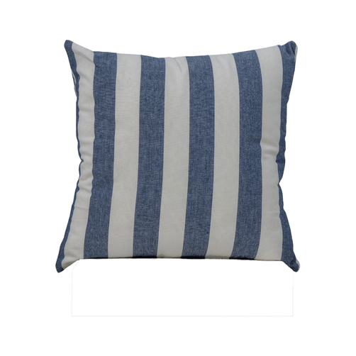 Zelia Blue Striped Cushion