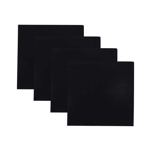 Ada Black Napkins Set of 4 Black