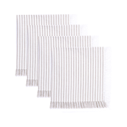 Airlie Set of 4 Napkins Natural with Fringe