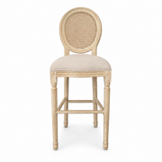 Hamptons Oval Back Stool 75cm