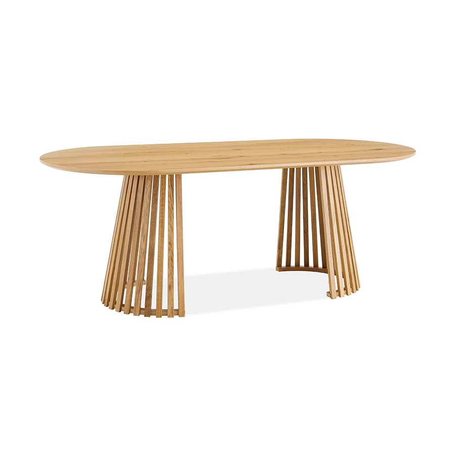 Dallas Oval Dining Table 2.1m