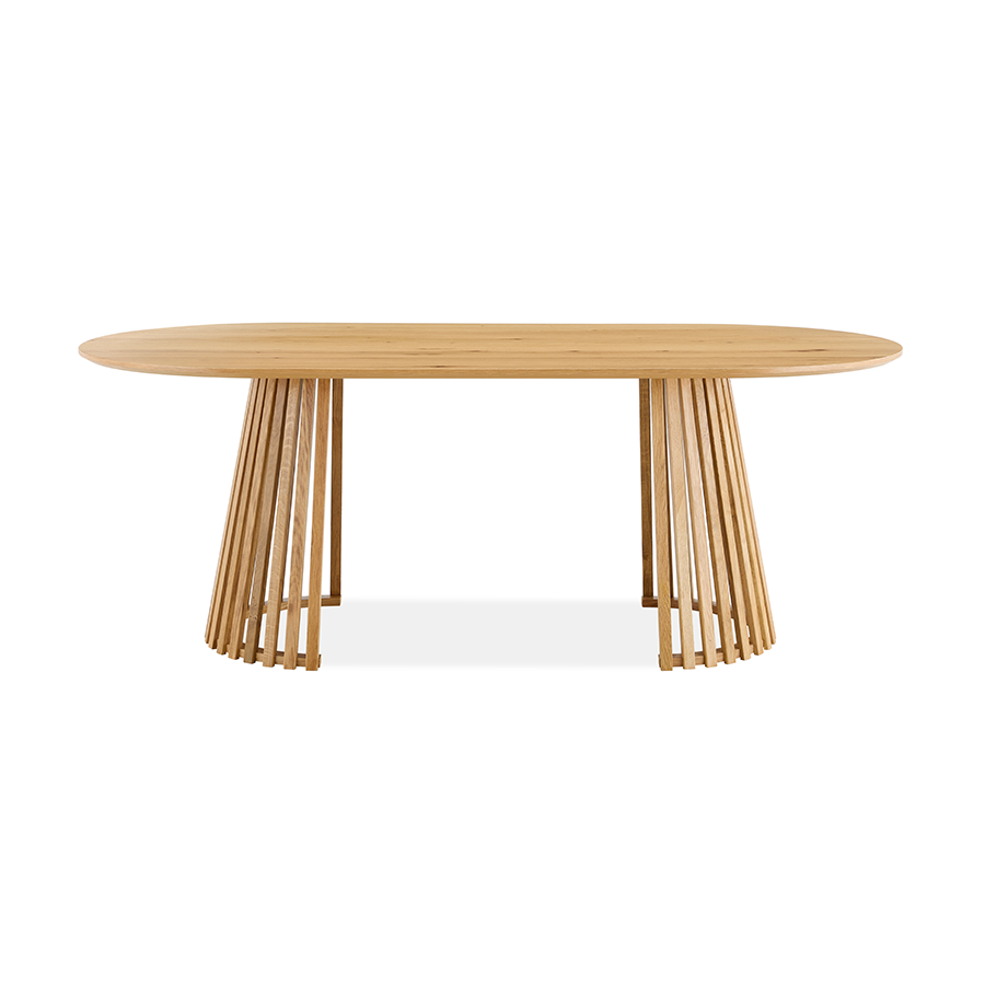 Dallas Oval Dining Table 2.1m