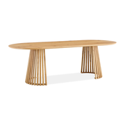 Dallas Oval Dining Table 2.4m
