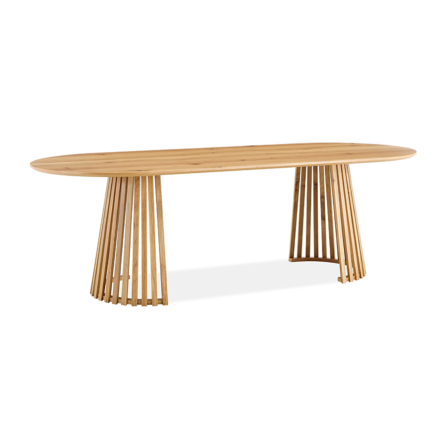 Dallas Oval Dining Table 2.4m