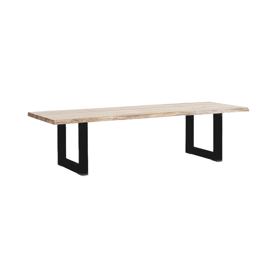 Naples Grande Dining Table Black