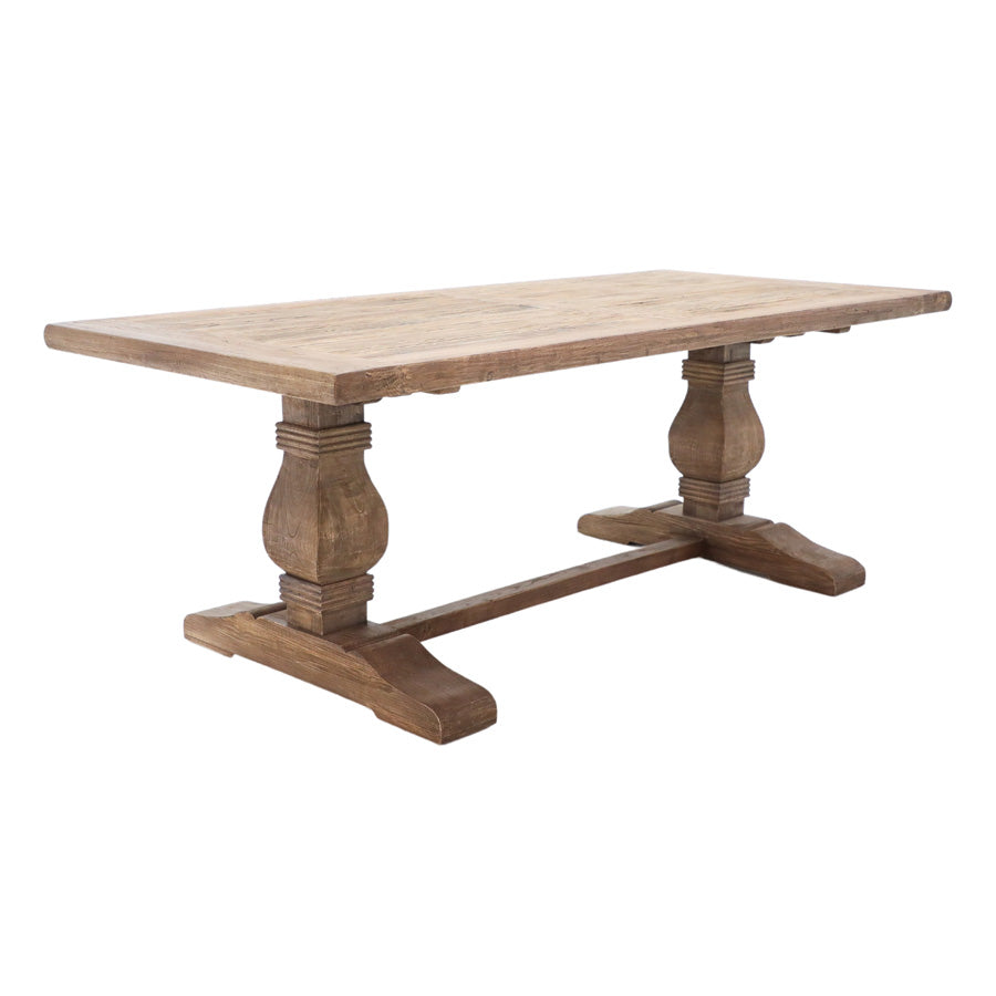 Opulence Refectory Table 2.1mx1m - Reclaimed Oak