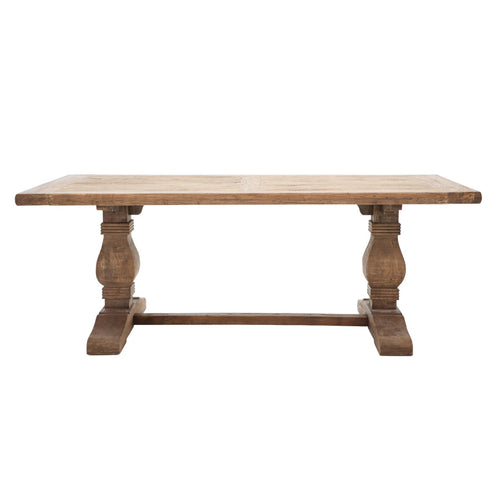 Opulence Refectory Table 2.1mx1m - Reclaimed Oak