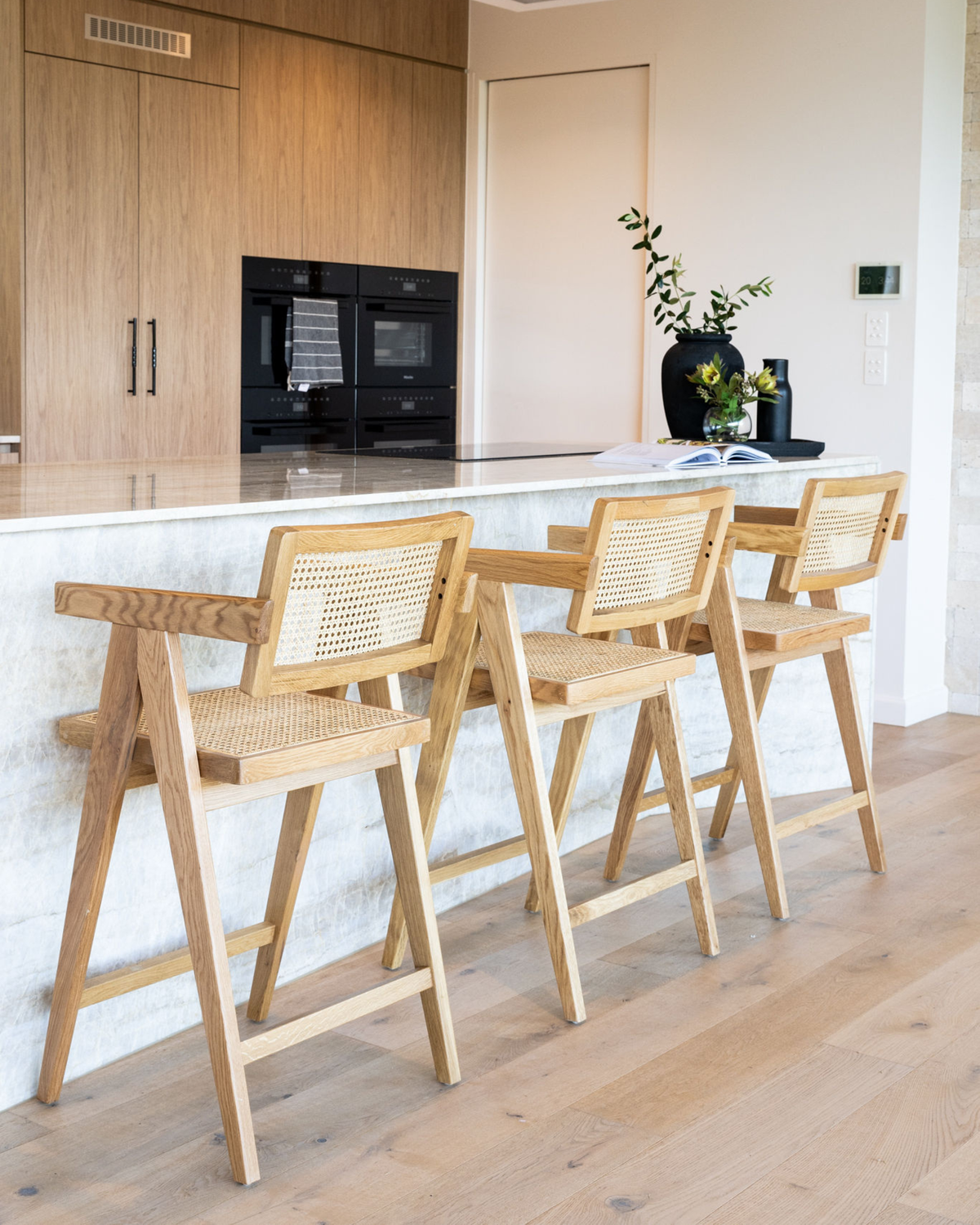 Antoine Oak Counter Stool