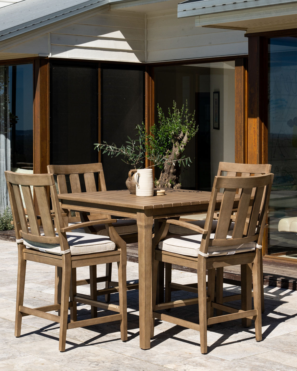 Calypso Patio Bar Stool with Cushion