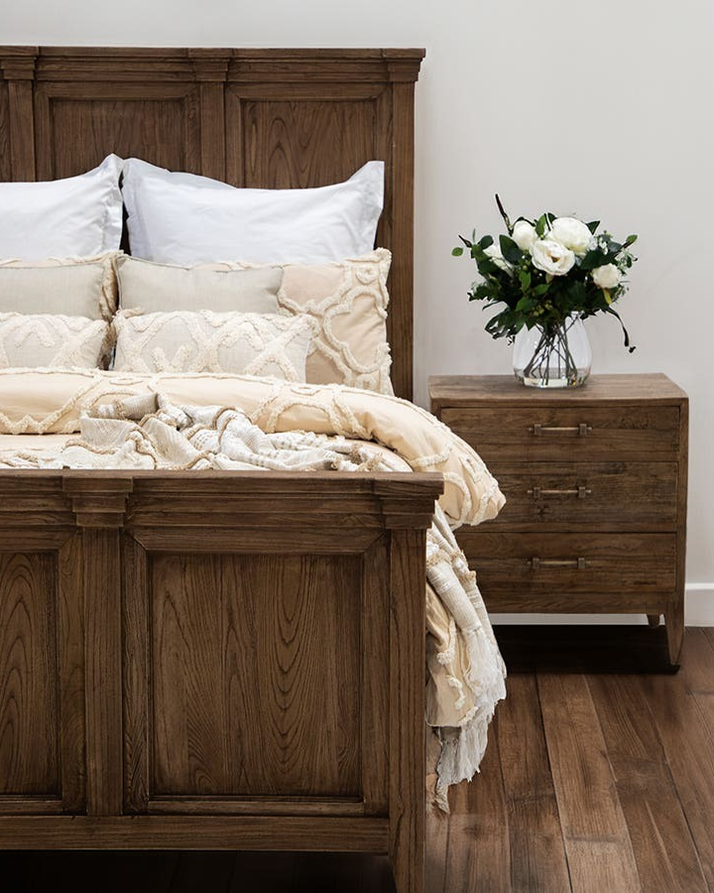 Provence 3 Drawer Bedside