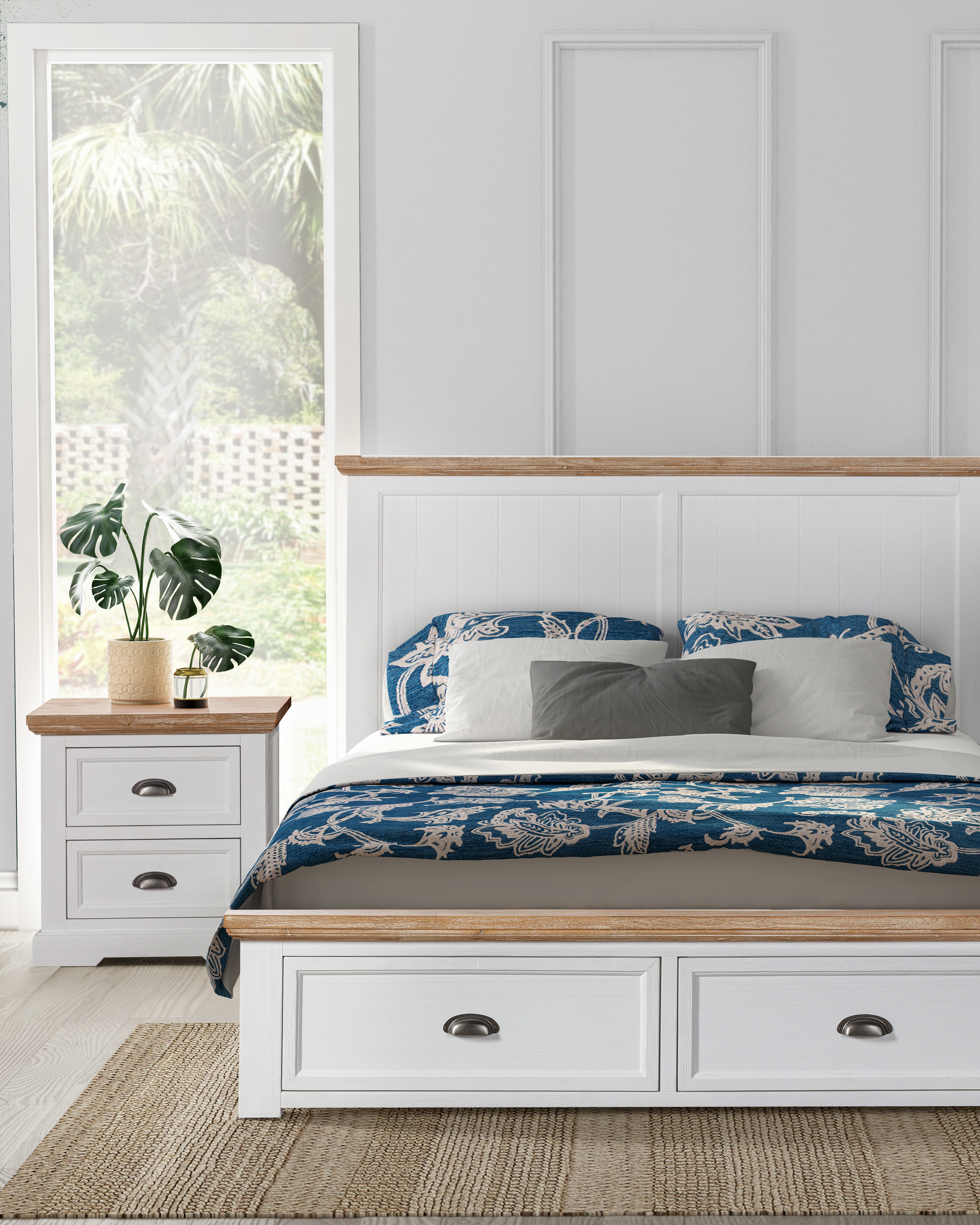 Clementine Two Toned Queen Bed
