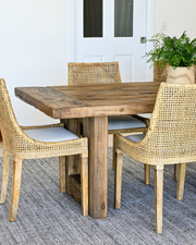 Cleveland Brown Rattan Dining Chair