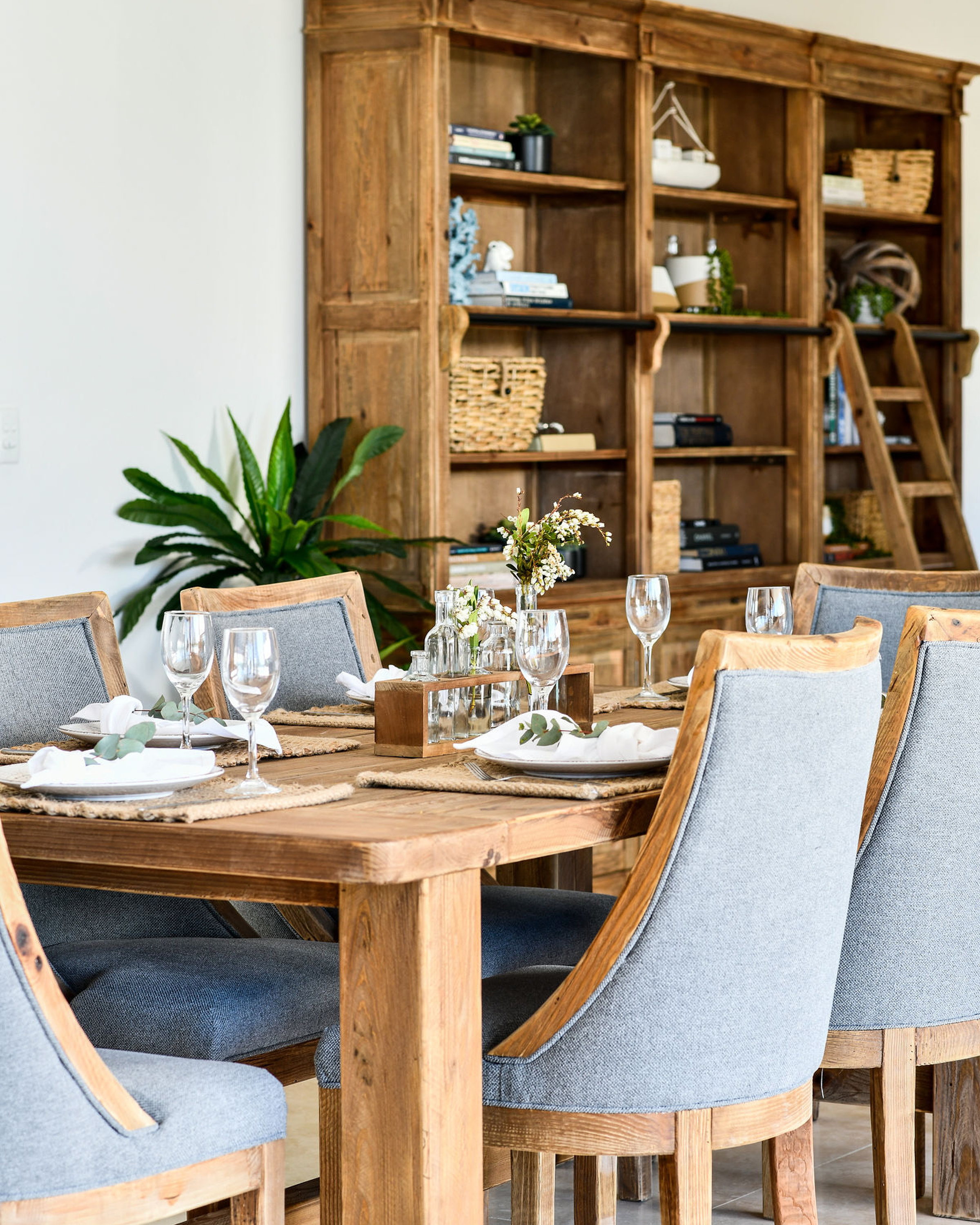 Farmhouse Grey Dining Chair