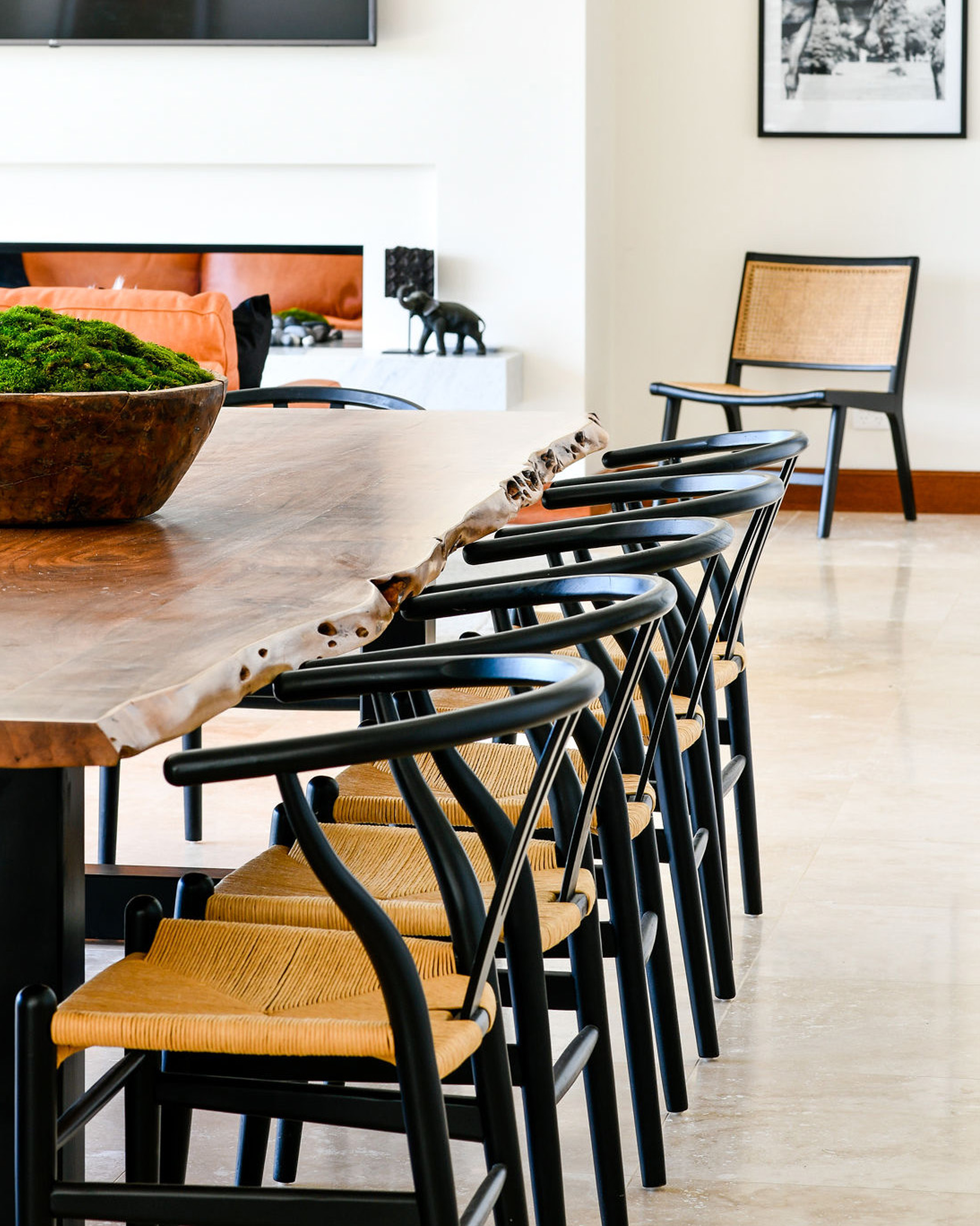 Shore Wishbone Black Dining Chair