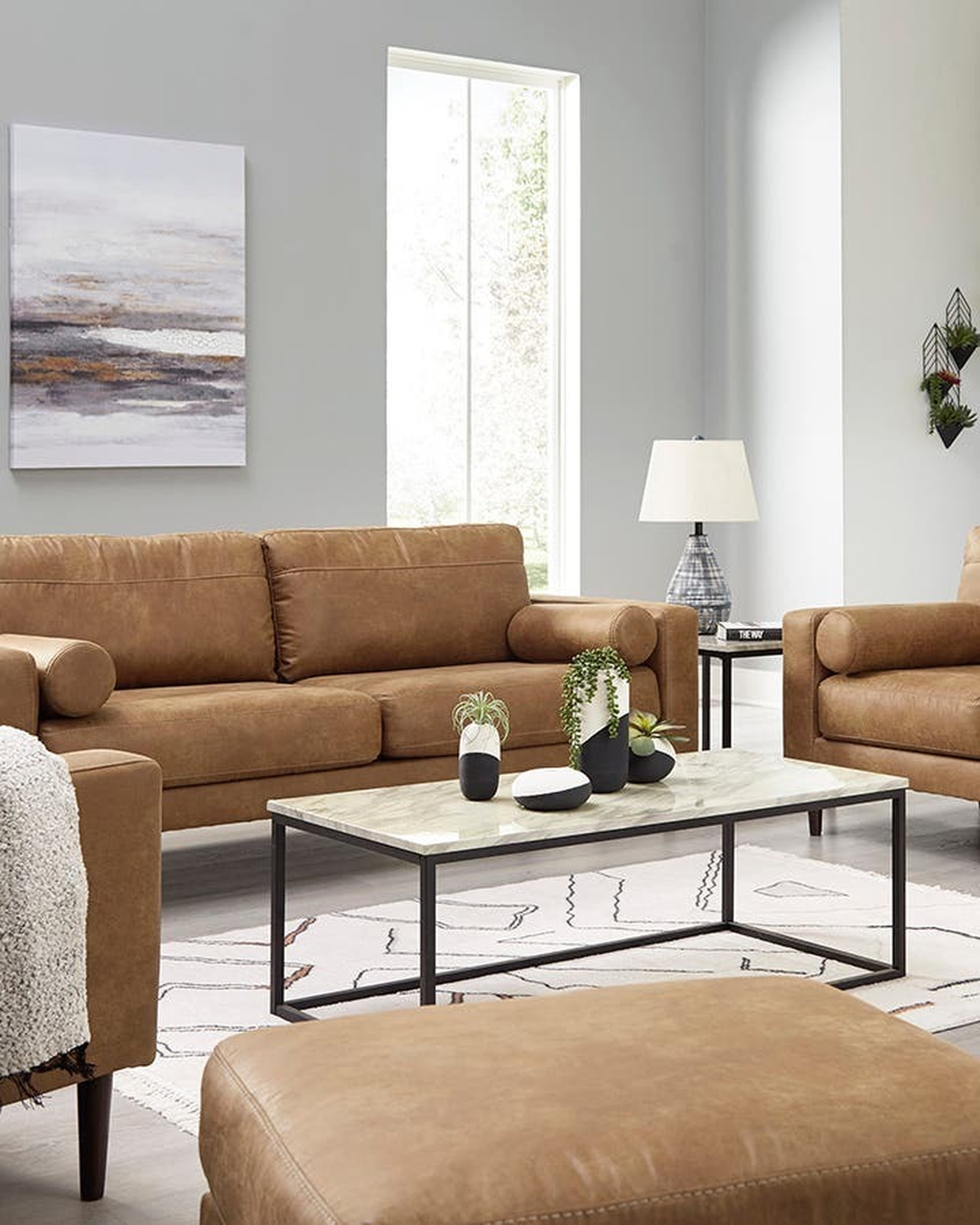 Acton Caramel 3 Seater Sofa