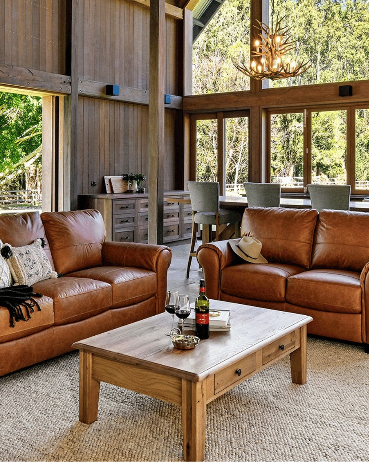Bergamo 2 Seater Sofa Leather