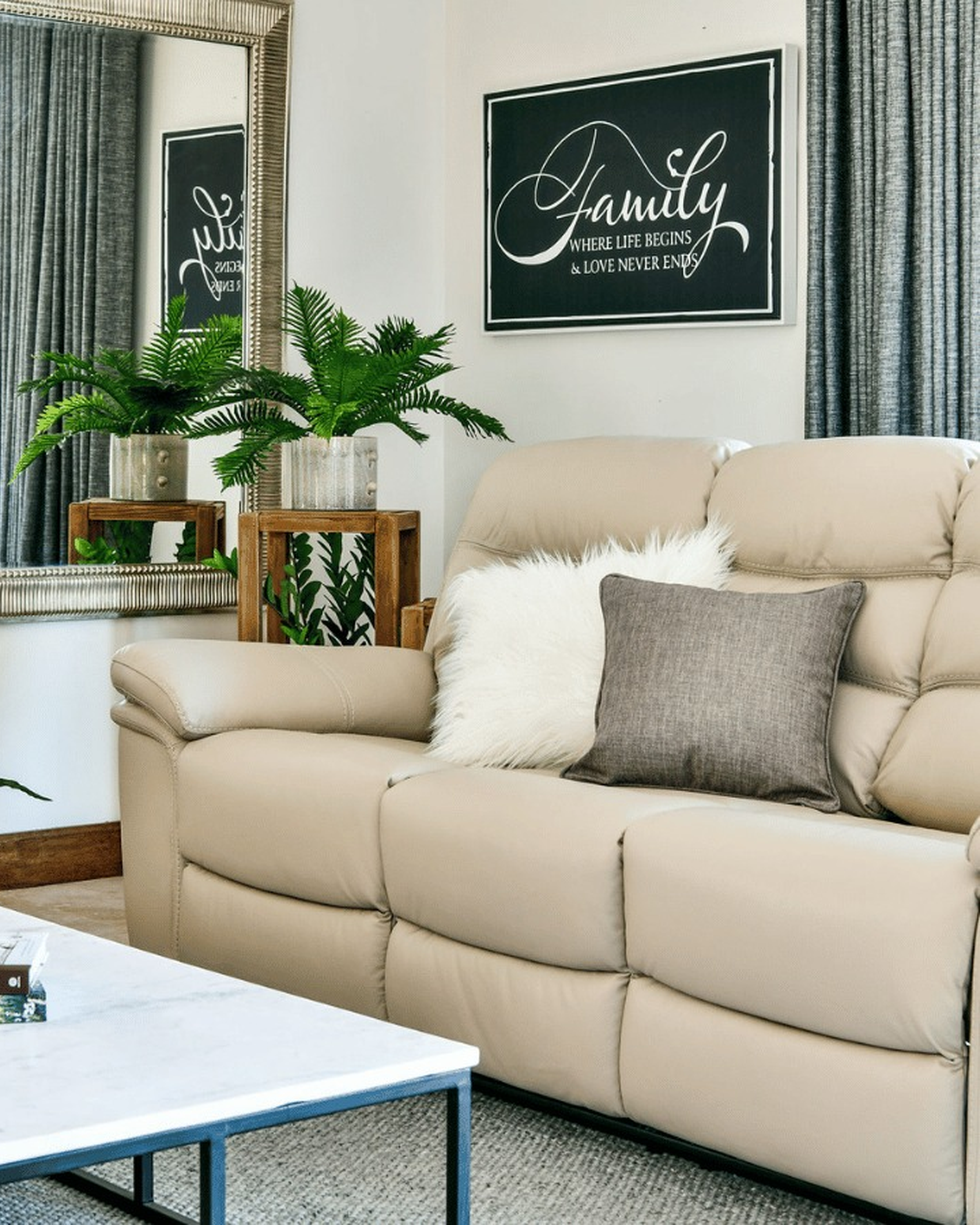 Resporto Pebble Leather 3 Seater Recliner
