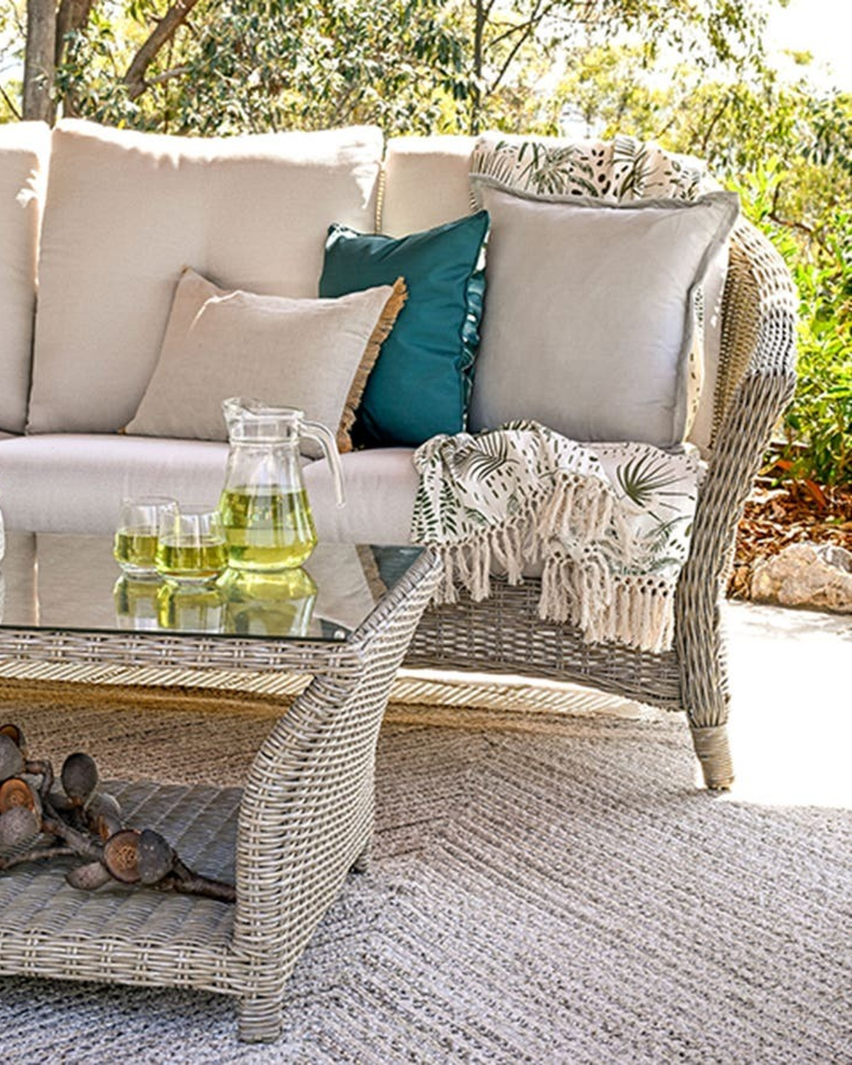 Brunswick 3 Seater Patio Lounge
