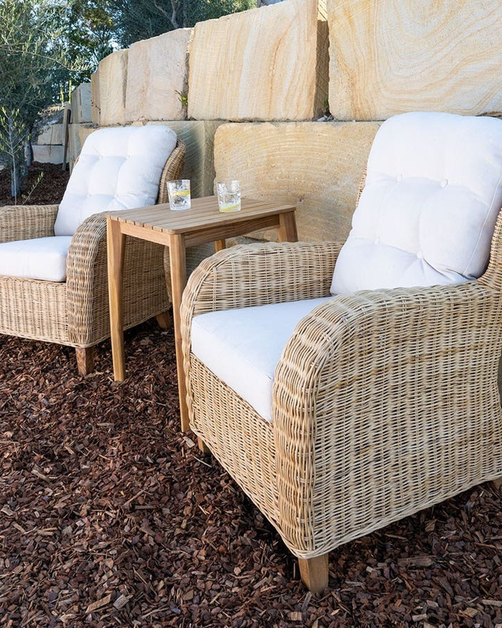 Alfresco Patio Blonde Occasional Chair